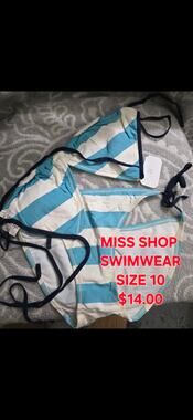 MISS SHOP SWIMWEAR / SIZE 10 / NWT - (#10A)